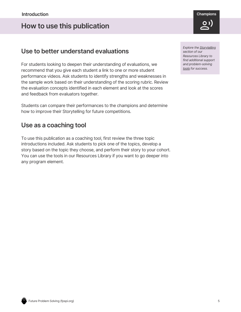 Champions: Storytelling Examples with Evaluations - Image 4