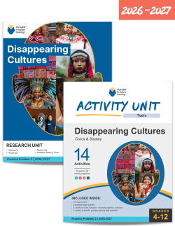 Disappearing Cultures Topic Units (2026-2027 Practice Problem 2)